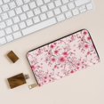 thumbnail image 6 of pink cute berry blossoms Wallet Women, Leather Bifold Multi Card Wallet, Women's Wallets, Long Purse, 6 of 7