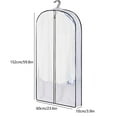 thumbnail image 3 of Harpi Closet Organizers and Storage, Garment Bag Suit Bag for Closet Storage and Travel Foldable Garment Bag With Two Transparent Window for Hanging Clothes Travel Suit Bag for Suits Skirts Jacket, 3 of 6