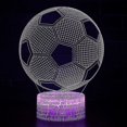 thumbnail image 3 of Lámpara de escritorio YONGSHENG Cambiador LED 3D Fútbol 7 colores, 3 of 4