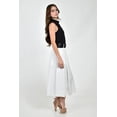 thumbnail image 2 of Vestido bicolor con cinto Roman Fashion /Juvenil, 5291 (Blanco) blanco CH, 2 of 5