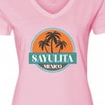 thumbnail image 4 of Inktastic Sayulita Mexico Vacation Souvenir Women's V-Neck T-Shirt, 4 of 5
