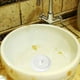 thumbnail image 3 of Paquete de 2 tapones de drenaje universales de goma de silicona de 15 cm para fregadero de cocina, lavabo de baño (blanco), 3 of 5