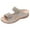 Beige, variant on Jsaierl Womens Orthopedic Sandals Casual Summer Open Toe Sandals Comfy Arch Support Sandals Boho Breathable Sandal Size 4.5