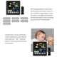 thumbnail image 3 of sweethay Estación meteorológica inalámbrica LED, reloj de cabecera, pantalla a Color, termómetro para guardería, medidor de humedad, Accesorios para electrodomésticos Negro, 3 of 6