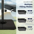 thumbnail image 5 of Alpha Joy 40'' Patio Fillable Square Umbrella Base, Black, 5 of 7