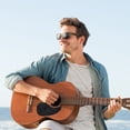 thumbnail image 1 of BESTYASH 1Ud Para Guitarra Folk De PVC Resistente Y Decorativa Negro, 1 of 7