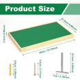 thumbnail image 2 of Vivise Display Shelves for Building Bricks 48X24 Stud Base Plate Wooden Wall Mount Shelf Display for Wall Compatible with All Toy Block Brands (Size 16X8 Inch), 2 of 7
