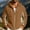 Coffee, variant on ECHFIPROM Heavyweight Rain Jackets for Men White Waterproof Hiking Hooded Full Zipper Hiking Outdoor Big and Talls Windbreaker Winter 2XL