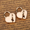 thumbnail image 3 of Noref 2 sets Heart-shaped Padlock & Skeleton Key Metal Lock for Luggage Diary Book Jewelry Box,Padlock, Heart Padlock, 3 of 7
