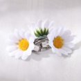 thumbnail image 3 of 12 pinzas para el pelo de margaritas, pasadores de flores, horquillas para el pelo, accesorios para el pelo de boda para bebés, niños, niñas, mujeres pequeñas (blanco), 3 of 6