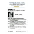 thumbnail image 2 of SNAPEEZ® "The Snapping Jump Ring" 99.9% Shiny Silver Ring Hard Open Locking Jump Ring 8mm Heavy Gauge. Made in USA., 2 of 4