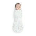 Comfort & Harmony Woombie Peanut Convertible Swaddle Restful Raindrops