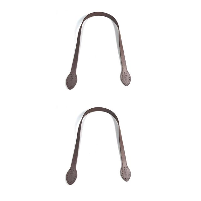 Destyer 1/2/3/5 Handbag Rope Shoulder Bag Flexible Strap Purse Messenger Pack Repair Attachments Decoration Replacing Parts DIY Accessory Dark Coffee 2PCS