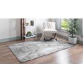 thumbnail image 4 of Unique Loom 3137721 9 x 12 ft. Albert Sofia Rectangular Rug, Dark Gray, 4 of 10