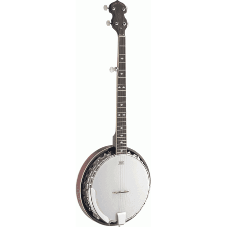 Lucky Penny Model B5-DL Deluxe 5 String Closed Back Resonator Banjo w/ Remo Head