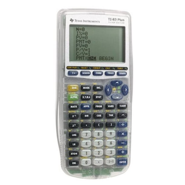 Restored Texas Instruments TI83Plus Silver Edition Graphing