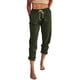 thumbnail image 2 of Pantalones largos rectos de bolsillo sueltos de cintura alta sólidos informales para mujer Fridja  hfkajh101559, 2 of 8