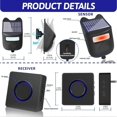 thumbnail image 2 of Solar Lane Alert Wireless Outdoor Motion Detector and Weatherproof Sensor for a Long Range of 1000 Feet - Safe Lane Alert System, 2 of 5