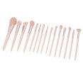 thumbnail image 4 of Kit de brochas para sombra de ojos kit de brochas de maquillaje 15 piezas proceso de unión fuerte de secado rápido sintético rosa para exteriores ANGGREK Otros, 4 of 8