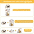 thumbnail image 4 of 360° Rotating Makeup Organizer for Vanity, 3 Tier Large Skincare Make Up Storage Perfume Organizers for Bathroom Counter, Clear Cosmetic Dresser Organizer, Lipstick Toiletry Spinning Holder, 4 of 13