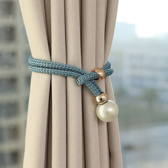 Eolstice Adjustable Curtain Tie Back Holders, Modern Drapery Accessory, Thin Thick Window Treatment for Home Office Decor