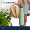 thumbnail image 2 of sodastream Fizz & Go Stainless Steel Bottle, Sand, 2 of 9