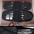 thumbnail image 4 of Sonducket Bolsa de transporte de cubiertos de poliéster para exteriores, almacenamiento de repuesto portátil, bolsas para cortar barbacoa de Kits de desorden para acampar, 4 of 6
