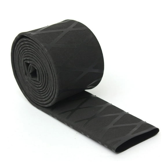 Miangastore Tube de Préhension Antidérapant et Étanche pour Canne à Pêche et Manche de Raquette, Isolation Durable en Plastique, Noir, 100 * 2cm