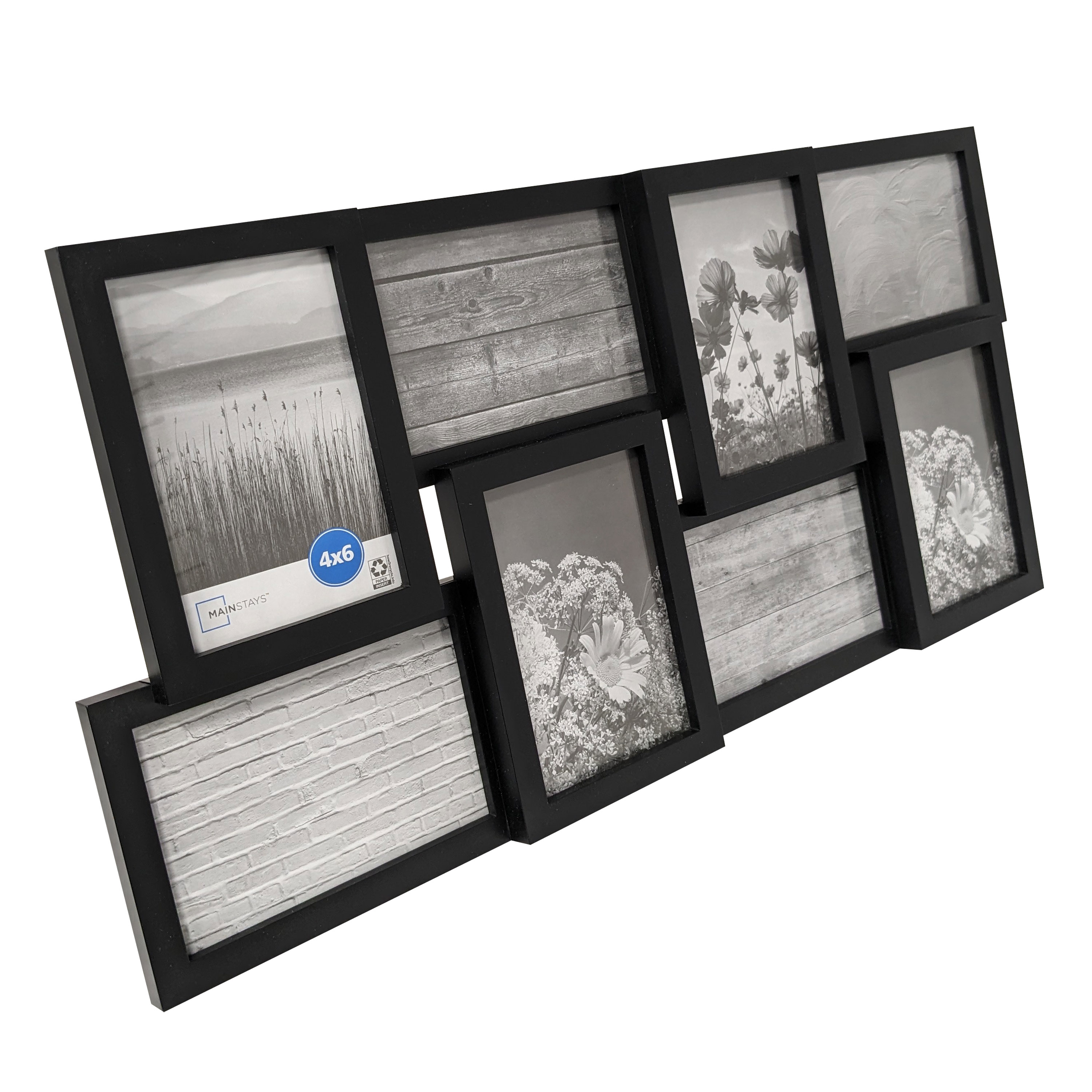 Mainstays 8-Opening Collage Picture Frame, Black photo 3