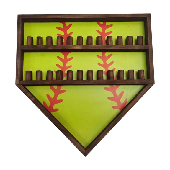 Personalized Baseball Championship Ring Display Holder Yellow Free Size