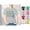 Grey, variant on Kids Funny Number Print T-Shirt Casual Math Digit Graphic Crewneck Short Sleeve Summer Top Clothes 3-14 Years
