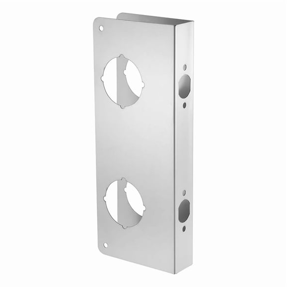 Lock and Door Reinforcer Plate, Reinforce and Repair Doors, Deadbolt Cover Plate 2-3/8 in Backset,1-3/4 in Thickness