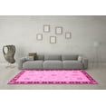 thumbnail image 3 of Ahgly Company Indoor Rectangle Oriental Pink Traditional Area Rugs, 5' x 7', 3 of 4