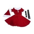 thumbnail image 4 of Disfraz de Papá Noel para Mujer, Traje Navideño de Moda para Accesorios Fotográficos, 4 of 9