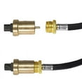 thumbnail image 5 of 4 Feet Propane Adapter Hose 1 lb to 20 lb Converter Replacement for QCC1/Type1 Tank Connects 1 LB Bulk Portable Appliance to 20 lb Propane Tank -, 5 of 6