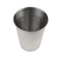 thumbnail image 3 of 4 tazas de viaje de acero inoxidable para acampar con tapa de PU para beber café y cerveza METRO, 3 of 9