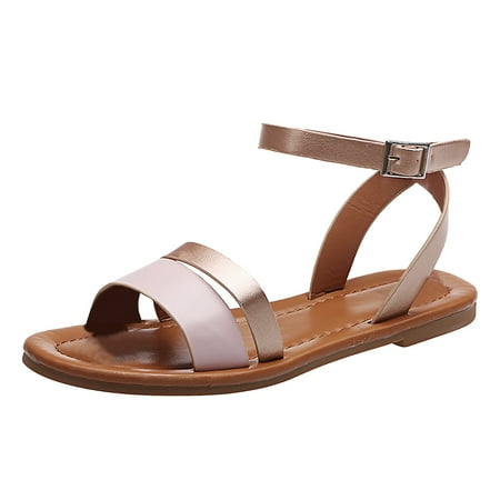 

Larisalt Womens Sandals Women S Rhinestone Gladiator Sandals Flat Wedding Sandals Gem Pearl Sparkling Bridal Bridesmaid Sandals Blue Bohemian Sandals Red