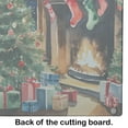 thumbnail image 2 of Keeshond Cozy Christmas Glass Cutting Board Large 12 in x 15 in, 2 of 5