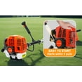 thumbnail image 3 of Floseru 52CC Gas Weed Wacker, 2-Cycle 2 in 1 Gas Weed Eater, Upgraded 2.2KW/8500rpm Weed Eater Gas Powered, Multi-Functional Trimming Tool Hedge Brush Cutter Complete Accessories, 3 of 8
