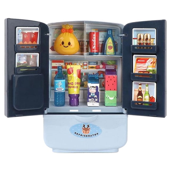 Childrens Role-playing Simulation Refrigerator Kitchen Fun Toy