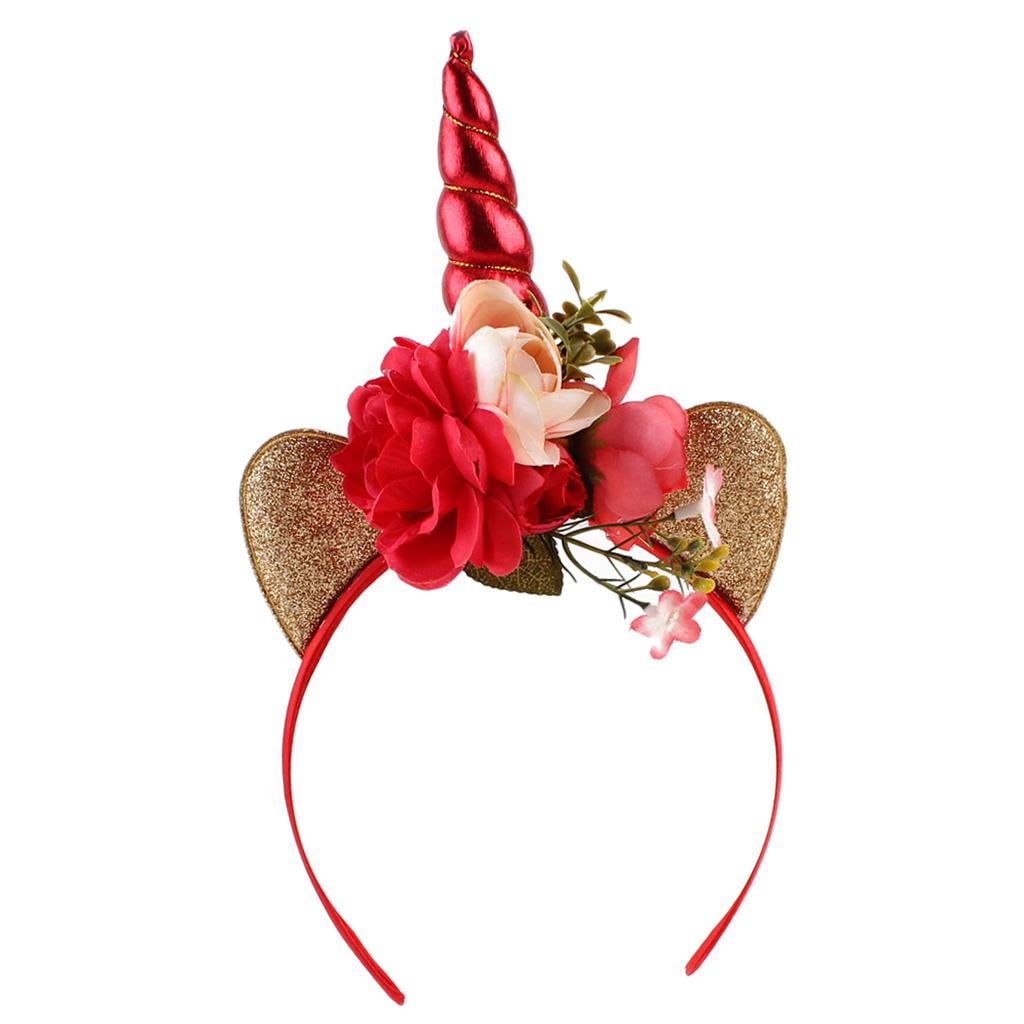 Flower Headband Princess Crown Birthday Crown Headdress Baby Shower Kids Walmart Com