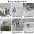 thumbnail image 5 of 25mm Sliding Shower Door Rollers, Smooth-Cast Wheels for Bathroom Cabin 8-Pack, 5 of 5