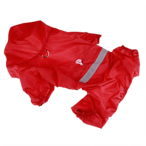 TELOLY Dog Raincoat,Simple-To-Clean Design Dog Jackets for Small Dogs,Functional Rain Protection Dog Rain Coat,XS