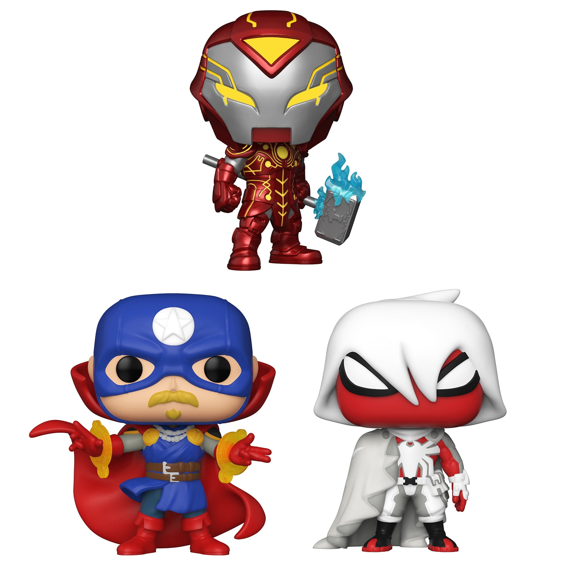 FUNKO POP! マーベル　キャプテン・アメリカ　アイアンマン　セット