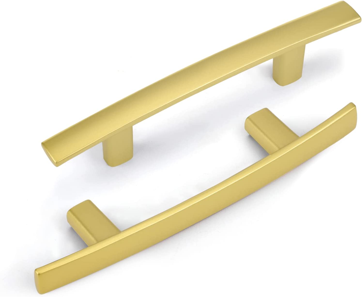 25 Pack Zoizocp 3 Inch Gold Drawer Pulls Brushed Brass Pulls