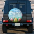 thumbnail image 5 of Kll Happy Easter Tire Cover,Universal Wheel Tire Cover For Trailer, Rv, Suv, Truck,Camper And Many Vehicle,(14 Inch), 5 of 8