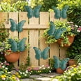 thumbnail image 4 of AURIGATE Butterfly Wall Decor, 3D Iron Hanging Butterfly Art Sculpture for Home Living Room Patio Garden Decor, 4 of 7