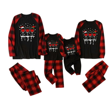 

Christmas Pajamas for Family Family Christmas Pajamas Matching Sets Red Buffalo Plaid Xmas Holiday Sleepwear Jammies Long Sleeve Pjs Outfits Christmas Pajamas Clearance Cheap