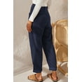 thumbnail image 2 of Womens High Waisted Straight Leg Corduroy Pants with Pockets Fall Pants for Women 2023, 2 of 4