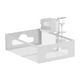 thumbnail image 1 of Organizador debajo del escritorio, cajón debajo del escritorio, fácil de instalar, multifuncional, de metal, no Blanco, 1 of 9